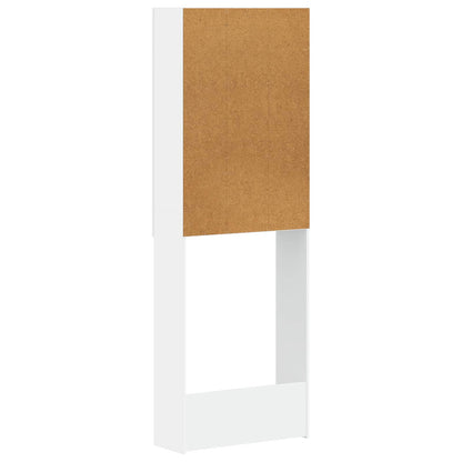 Toiletkast EDE Wit 66 x 25,5 x 190 cm Bewerkt hout
