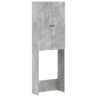 Toiletkast EDE Betongrijs 66 x 25,5 x 190 cm Bewerkt hout