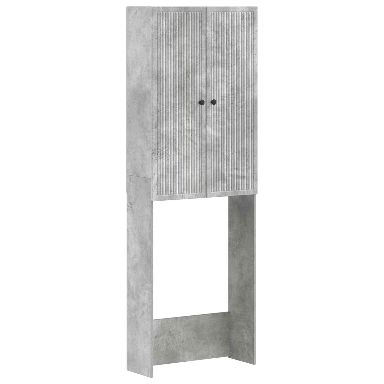 Toiletkast EDE Betongrijs 66 x 25,5 x 190 cm Bewerkt hout