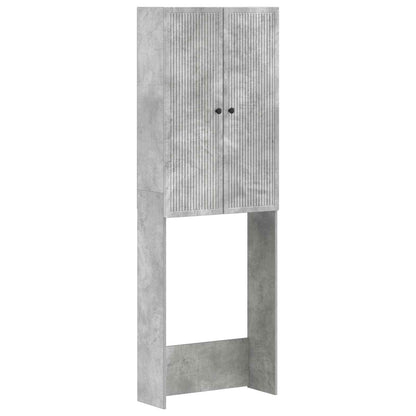 Toiletkast EDE Betongrijs 66 x 25,5 x 190 cm Bewerkt hout