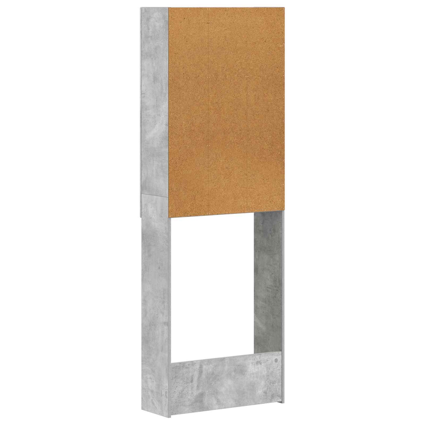 Toiletkast EDE Betongrijs 66 x 25,5 x 190 cm Bewerkt hout