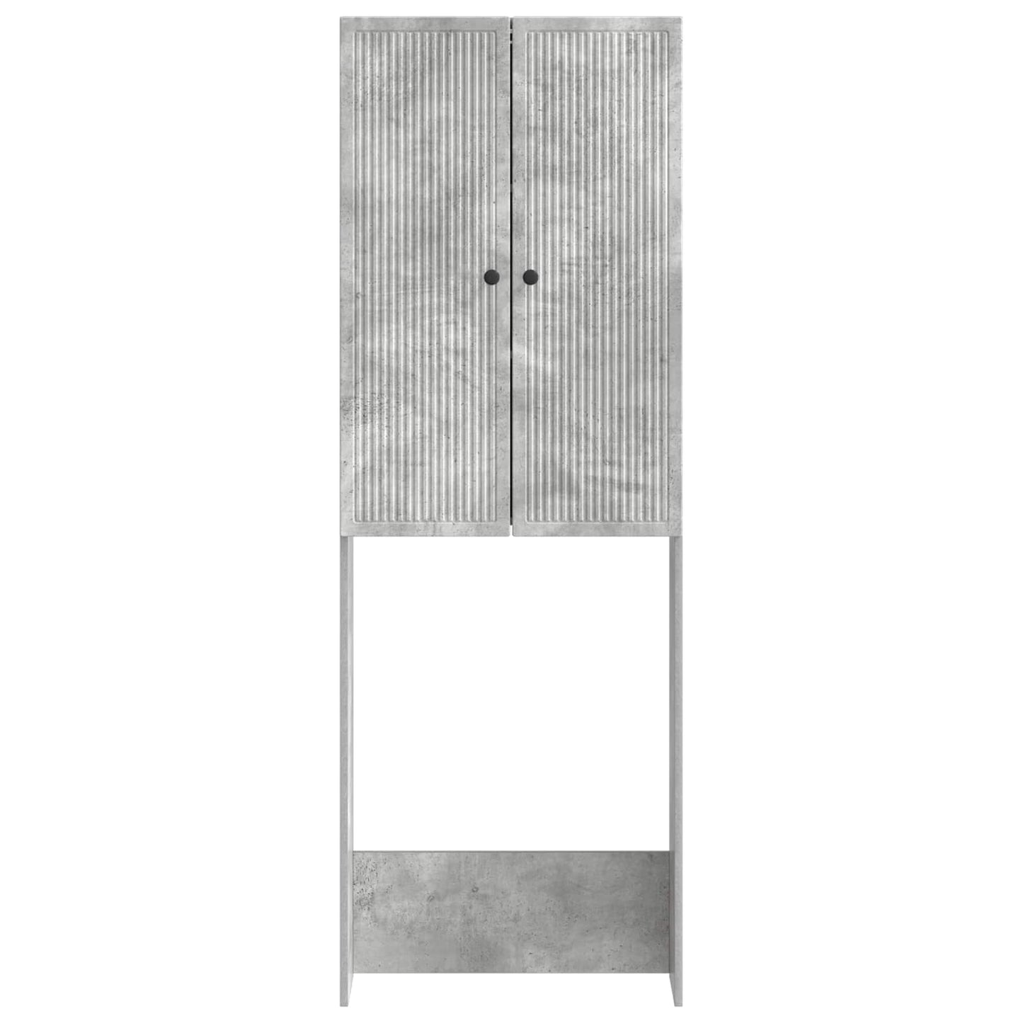 Toiletkast EDE Betongrijs 66 x 25,5 x 190 cm Bewerkt hout