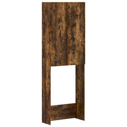 Toiletkast EDE Gerookt eiken 66 x 25,5 x 190 cm Bewerkt hout