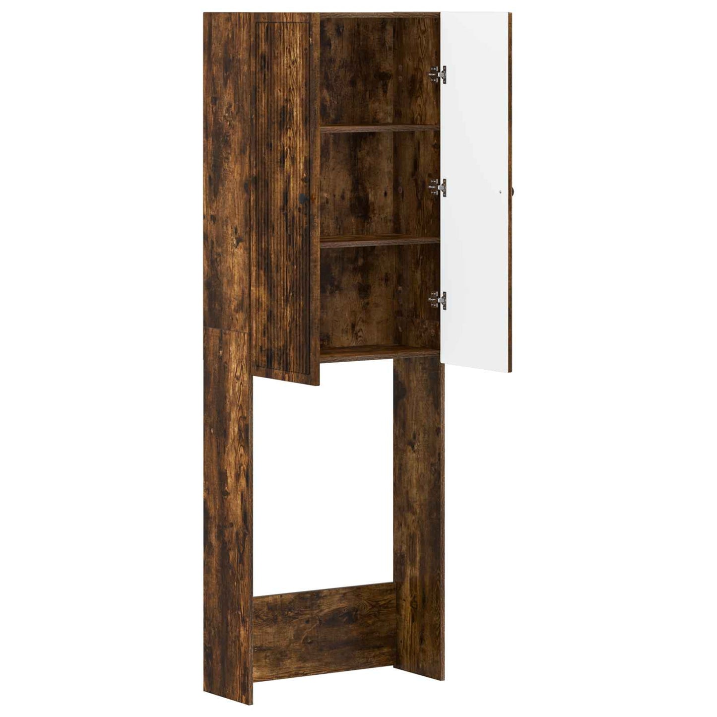 Toiletkast EDE Gerookt eiken 66 x 25,5 x 190 cm Bewerkt hout