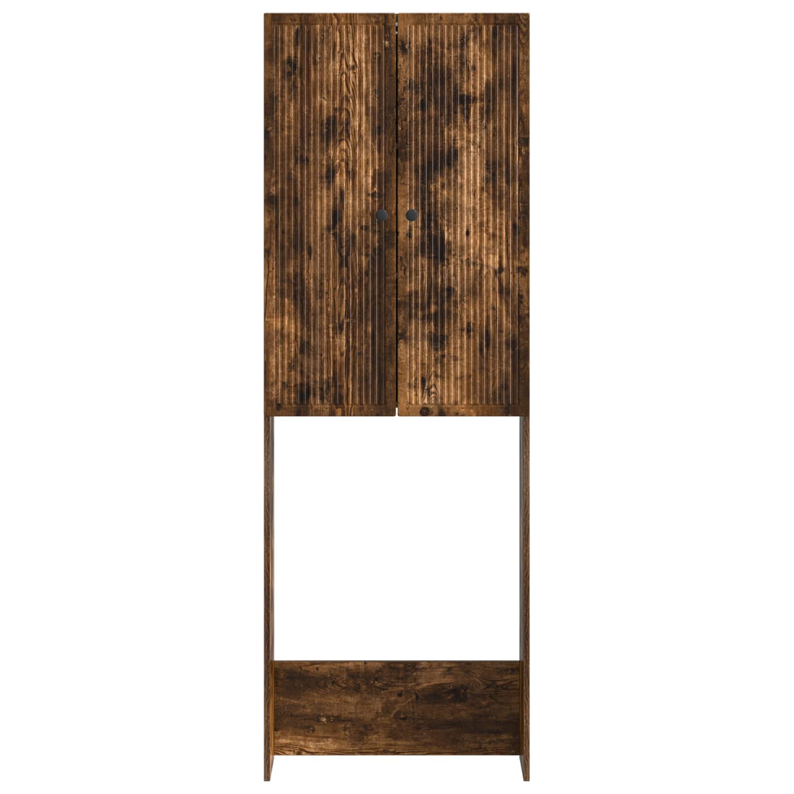 Toiletkast EDE Gerookt eiken 66 x 25,5 x 190 cm Bewerkt hout
