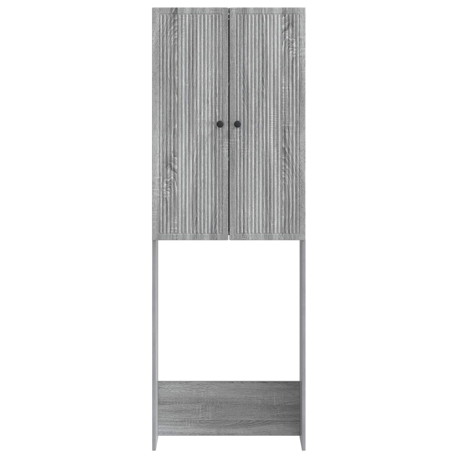 Toiletkast EDE Grijs Sonoma 66 x 25,5 x 190 cm Bewerkt hout