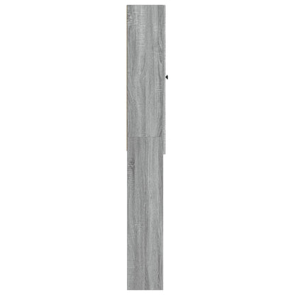 Toiletkast EDE Grijs Sonoma 66 x 25,5 x 190 cm Bewerkt hout