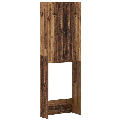 Toiletkast EDE Oud hout 66 x 25,5 x 190 cm Bewerkt hout