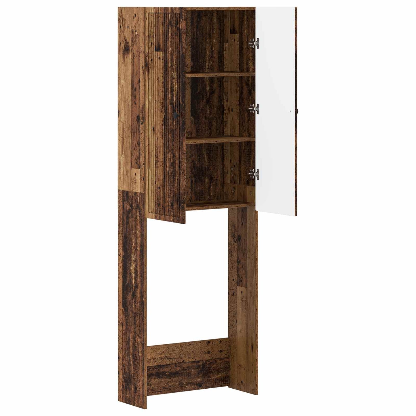 Toiletkast EDE Oud hout 66 x 25,5 x 190 cm Bewerkt hout