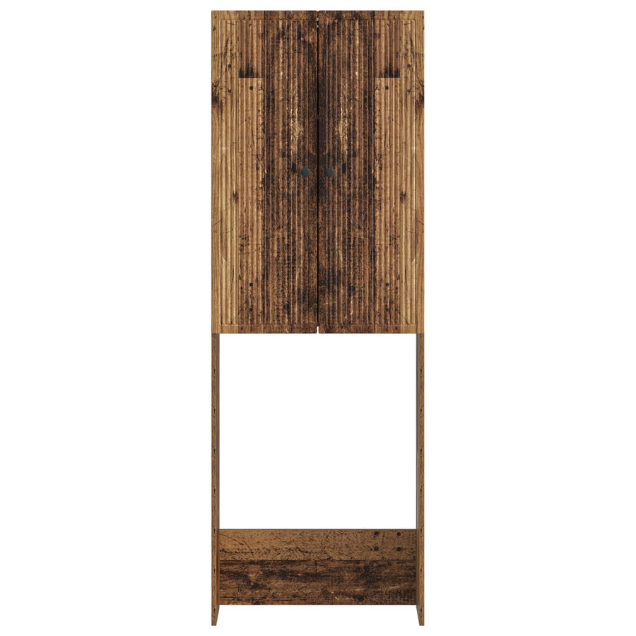 Toiletkast EDE Oud hout 66 x 25,5 x 190 cm Bewerkt hout