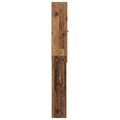 Toiletkast EDE Oud hout 66 x 25,5 x 190 cm Bewerkt hout