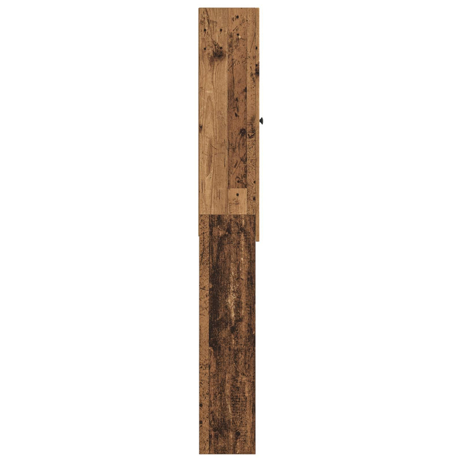 Toiletkast EDE Oud hout 66 x 25,5 x 190 cm Bewerkt hout