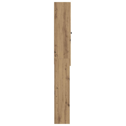 Toiletkast EDE Artisanaal eiken 66 x 25,5 x 190 cm Bewerkt hout