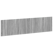 Hoofdeinde 200x3x50 cm bewerkt hout grijs Sonoma
