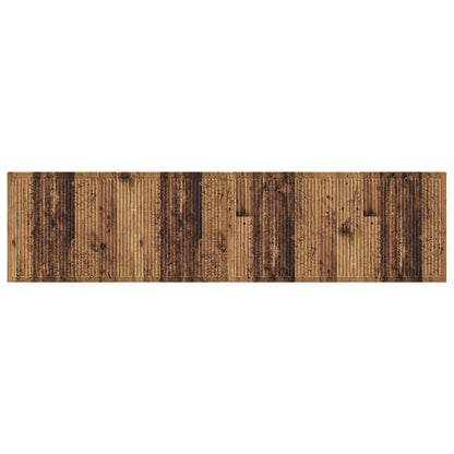 Wandgemonteerd Hoofdeinde EDE Oud hout Bewerkt hout