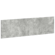 Hoofdbord wandmontage 180x3x50 cm betongrijs bewerkt hout