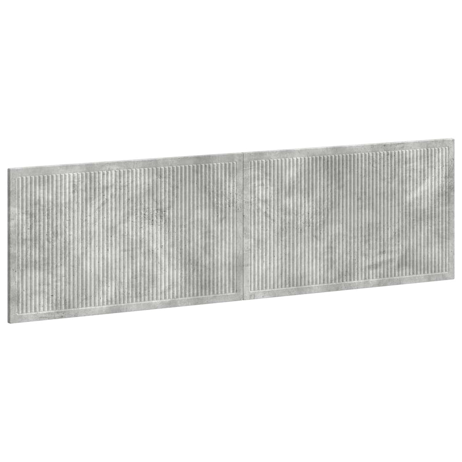 Wandgemonteerd Hoofdeinde EDE Betongrijs Bewerkt hout