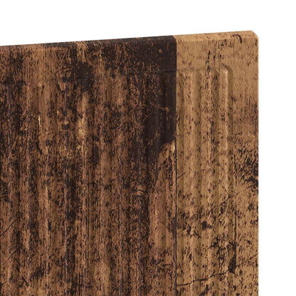 Wandgemonteerd Hoofdeinde EDE Oud hout Bewerkt hout