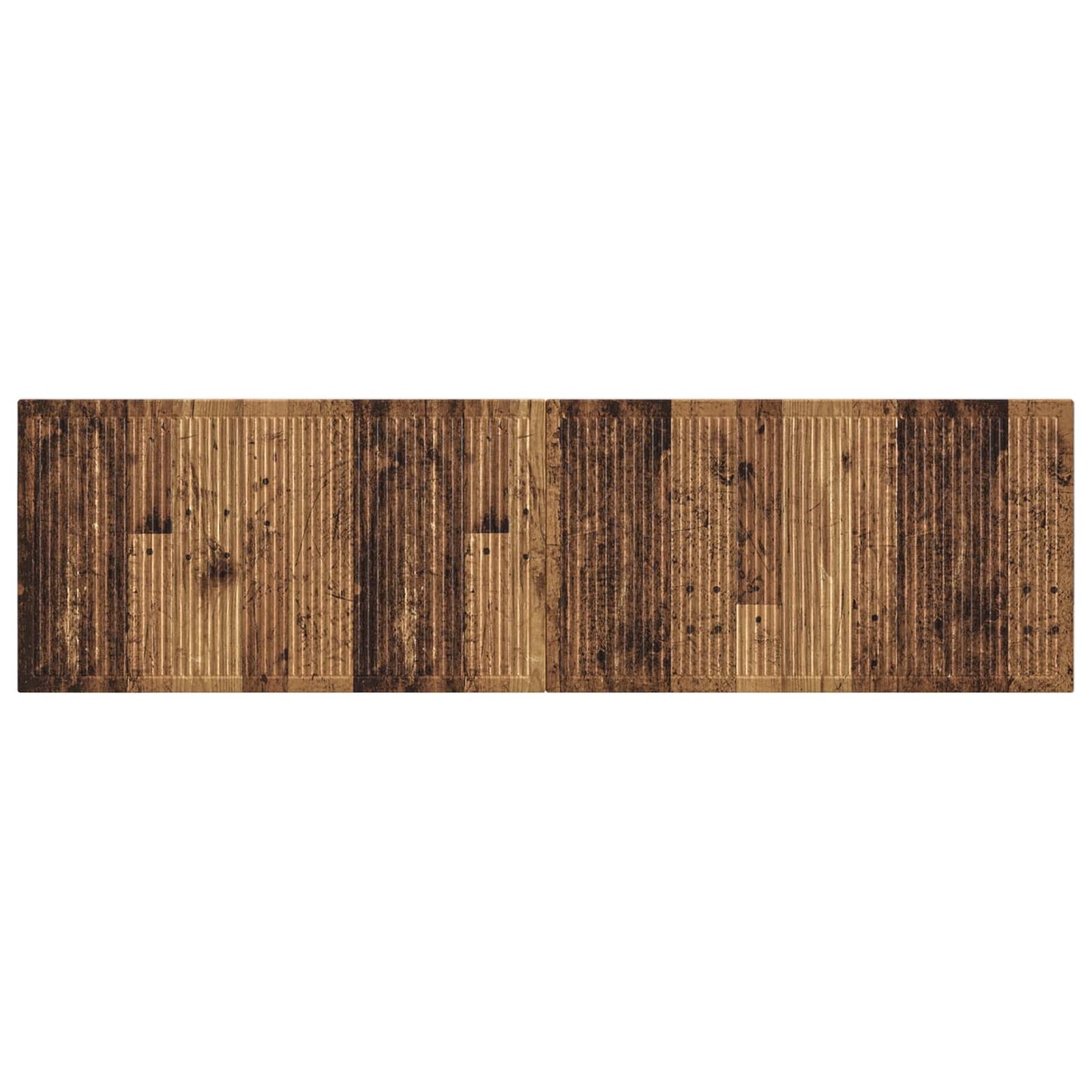 Wandgemonteerd Hoofdeinde EDE Oud hout Bewerkt hout