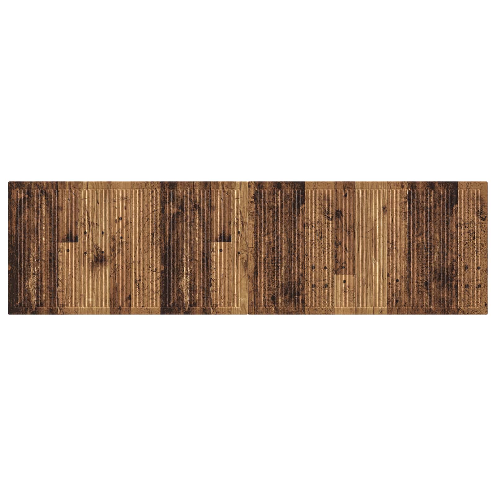 Wandgemonteerd Hoofdeinde EDE Oud hout Bewerkt hout