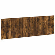 Hoofdbord 160 cm gerookt eiken bewerkt hout muurmontage