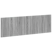 Hoofdbord 160 cm bewerkt hout grijs