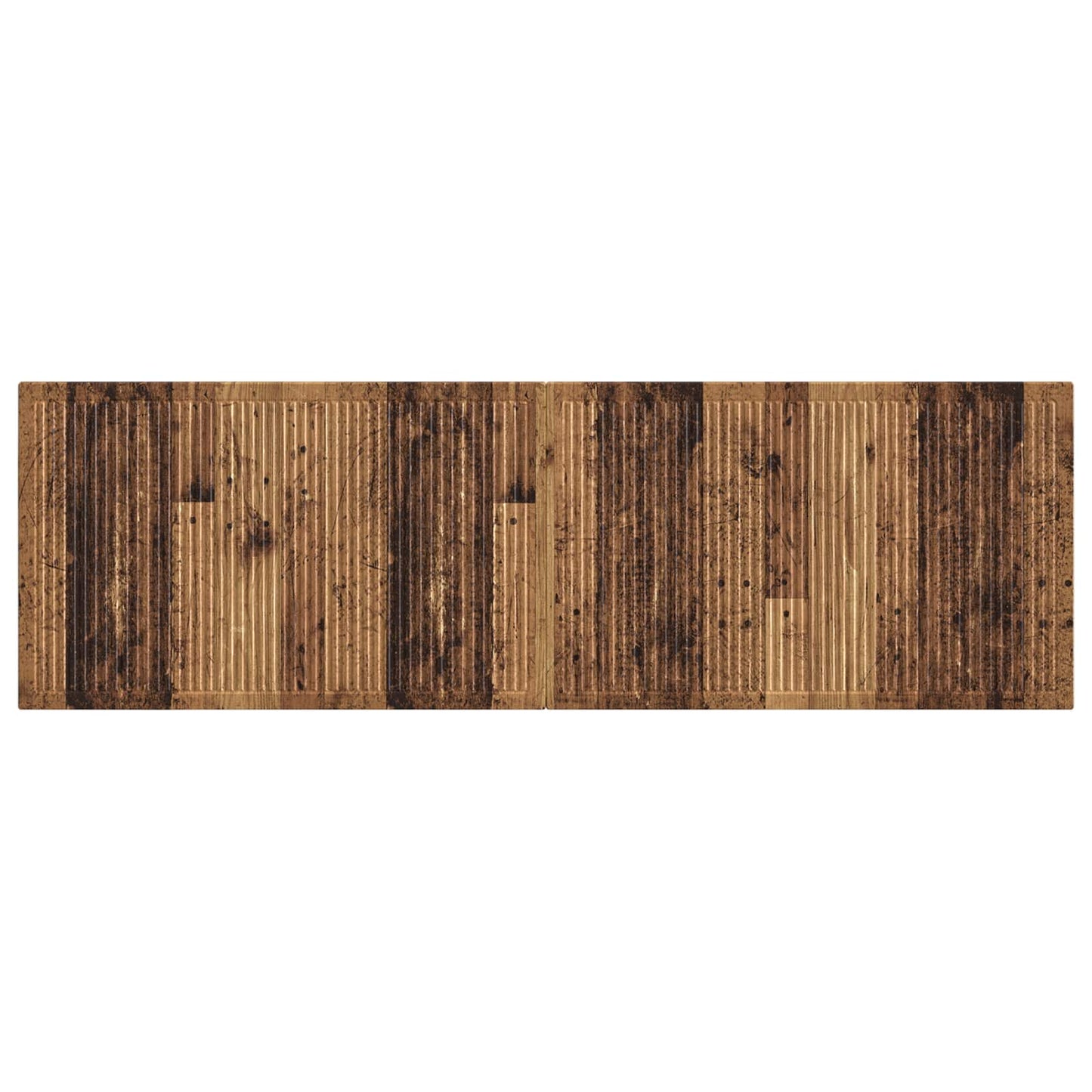 Wandgemonteerd Hoofdeinde EDE Oud hout Bewerkt hout