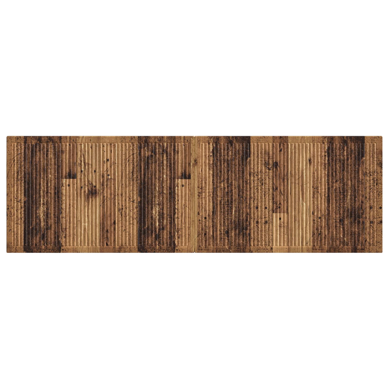 Wandgemonteerd Hoofdeinde EDE Oud hout Bewerkt hout