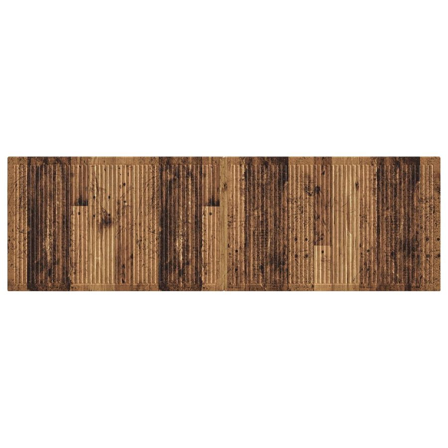 Wandgemonteerd Hoofdeinde EDE Oud hout Bewerkt hout