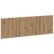 Hoofdbord 160x50 cm bewerkt hout Artisanaal eiken