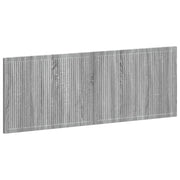 Hoofdbord 140x3x50 cm bewerkt hout grijs