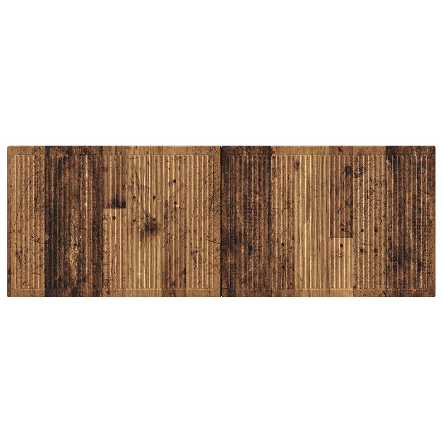 Wandgemonteerd Hoofdeinde EDE Oud hout Bewerkt hout