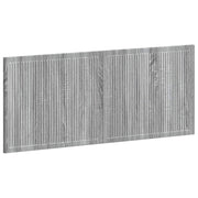 Hoofdbord 120x50 cm bewerkt hout grijs Sonoma