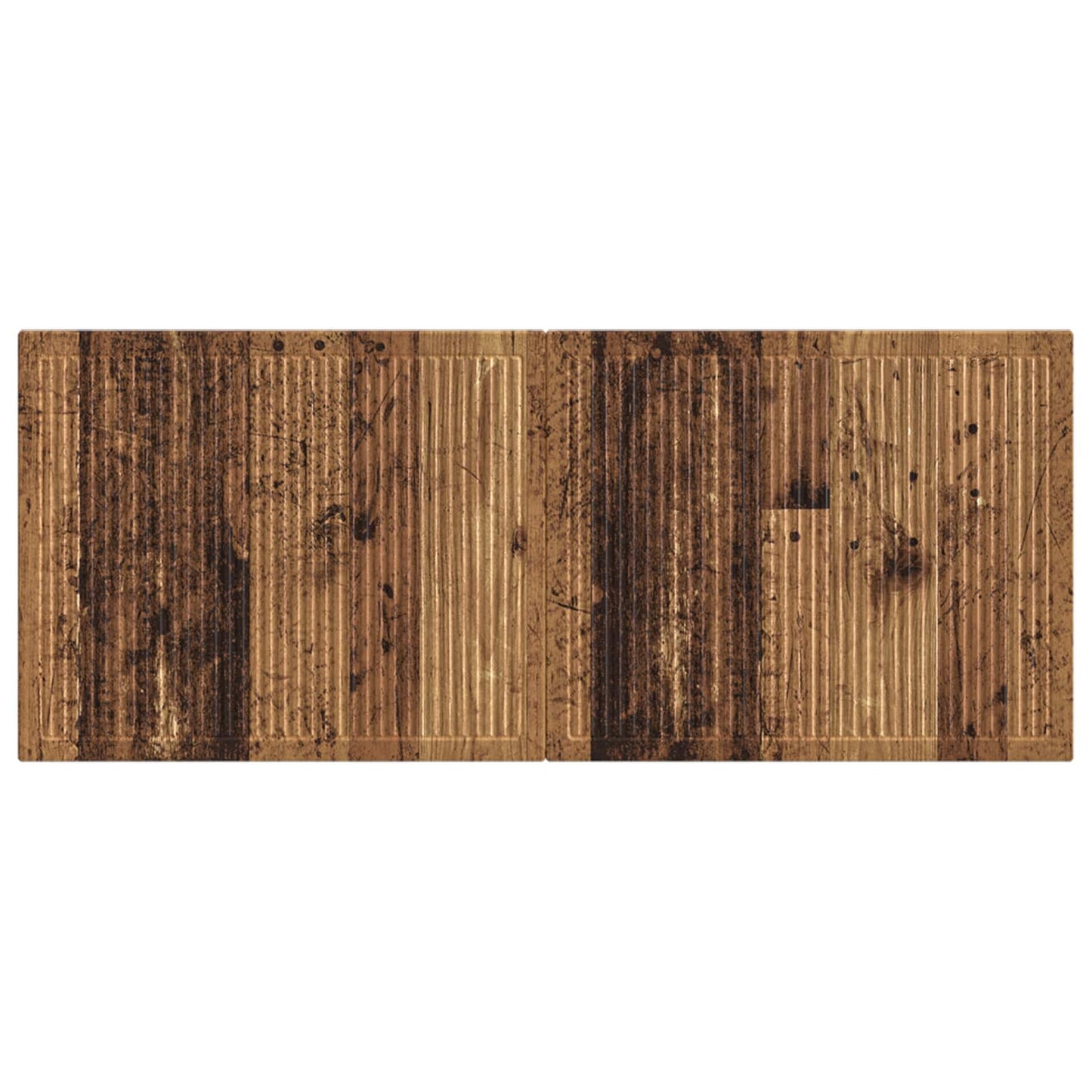 Wandgemonteerd Hoofdeinde EDE Oud hout Bewerkt hout