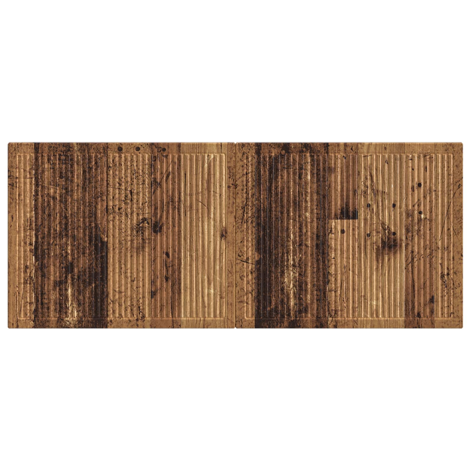 Wandgemonteerd Hoofdeinde EDE Oud hout Bewerkt hout