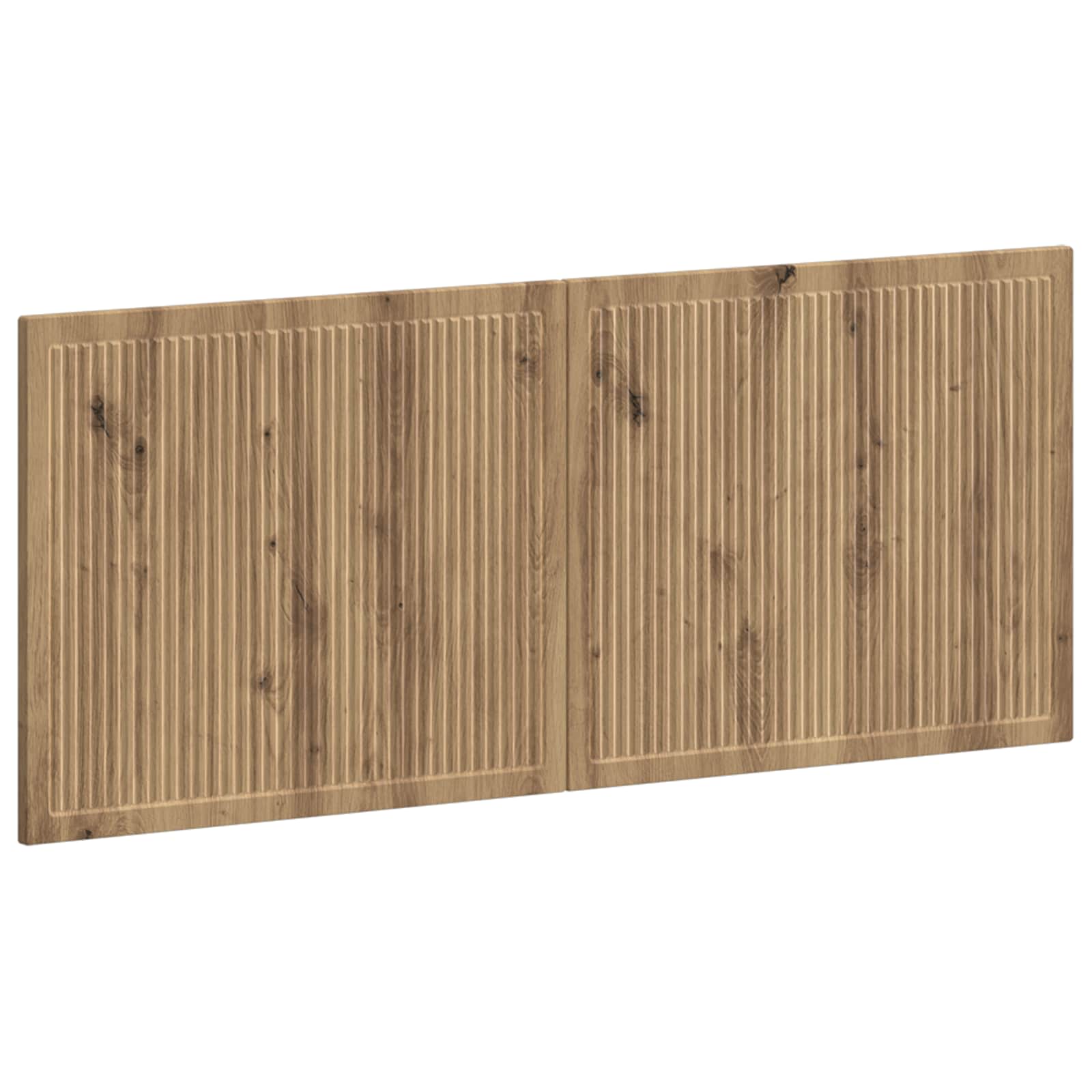 Wandgemonteerd Hoofdeinde EDE Artisanaal eiken Bewerkt hout