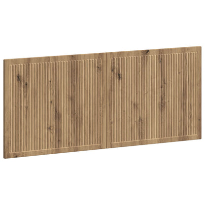Wandgemonteerd Hoofdeinde EDE Artisanaal eiken Bewerkt hout