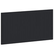 Hoofdbord wandmontage 100x50 cm bewerkt hout zwart
