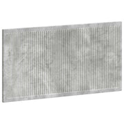 Hoofdbord wandmontage 100x50 cm bewerkt hout betongrijs