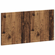 Hoofdbord wandmontage 100x3x50 cm oud hout bewerkt hout