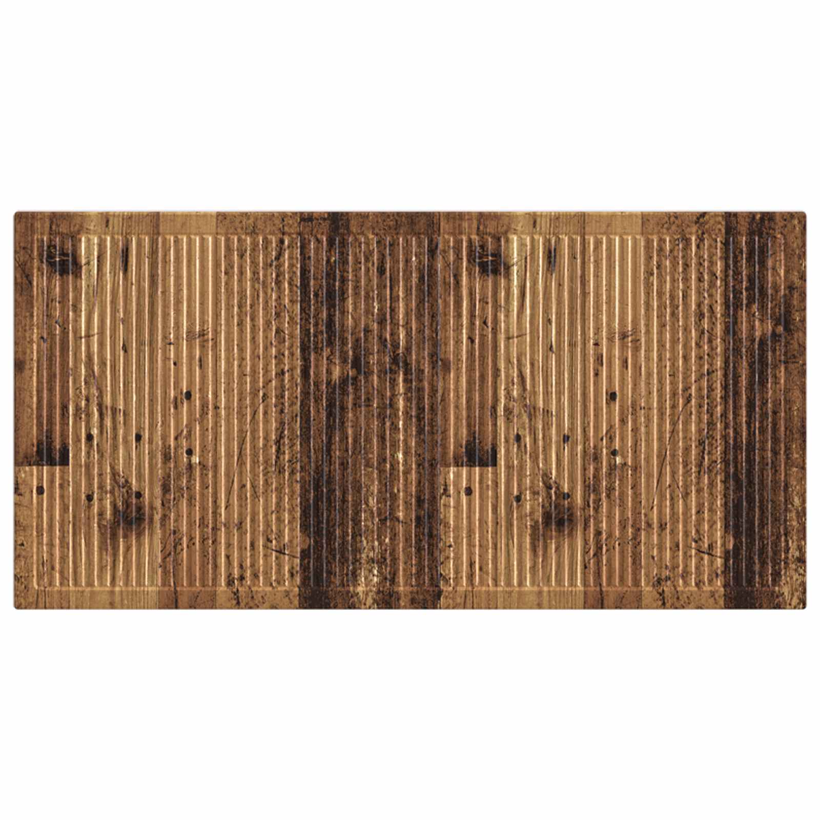 Wandgemonteerd Hoofdeinde EDE Oud hout Bewerkt hout