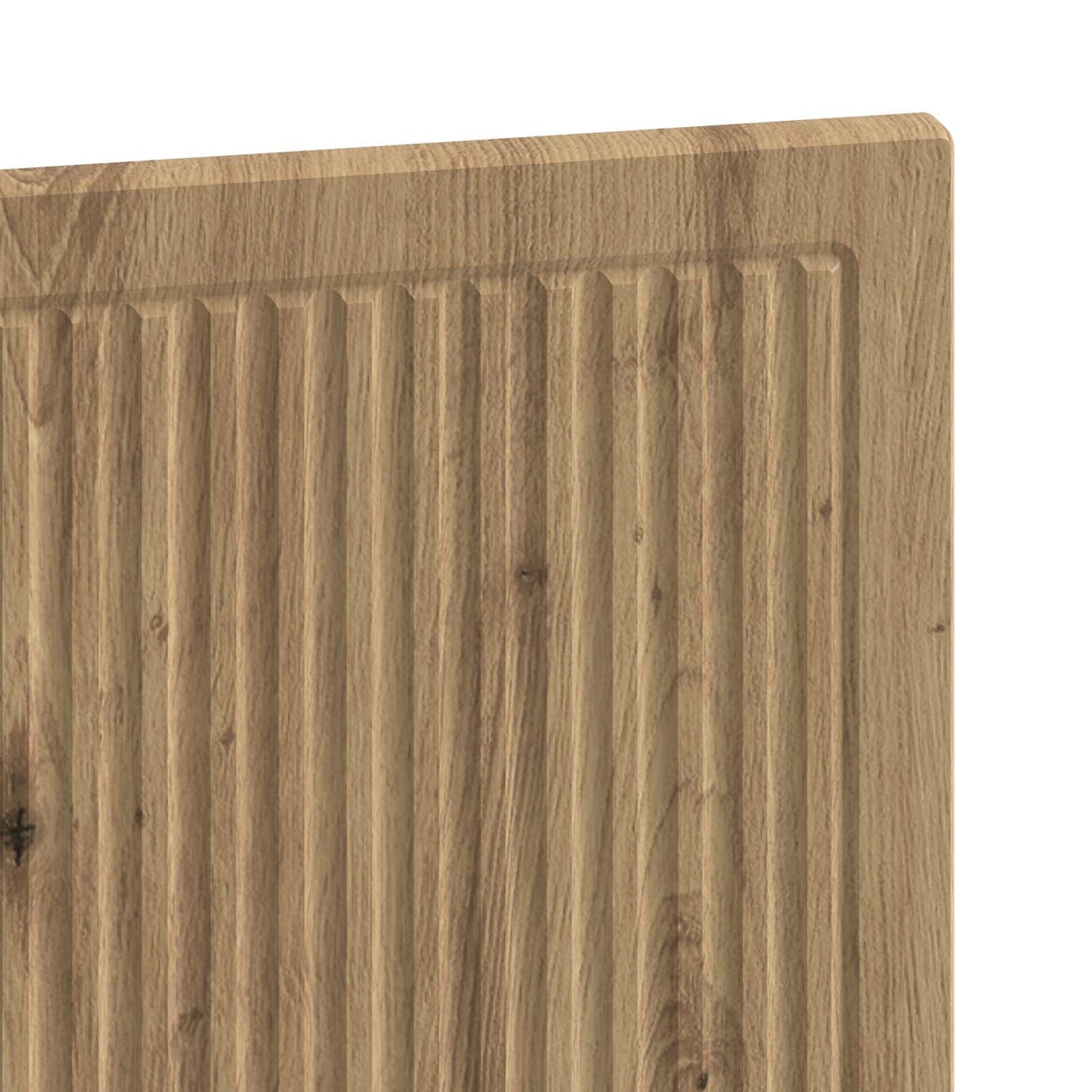 Wandgemonteerd Hoofdeinde EDE Artisanaal eiken Bewerkt hout