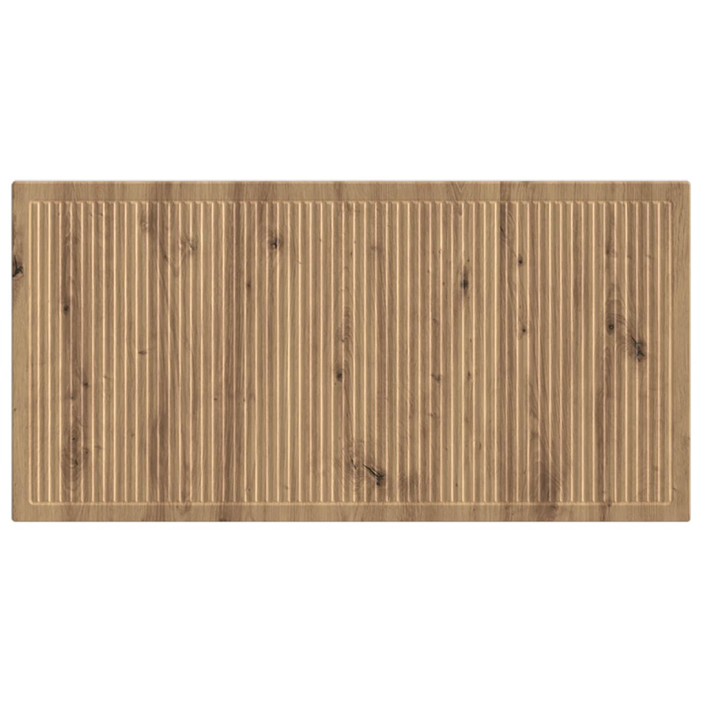 Wandgemonteerd Hoofdeinde EDE Artisanaal eiken Bewerkt hout