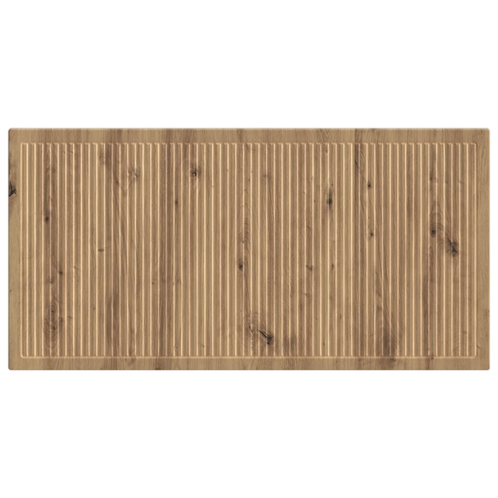 Wandgemonteerd Hoofdeinde EDE Artisanaal eiken Bewerkt hout