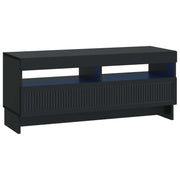 TV-meubel zwart bewerkt hout