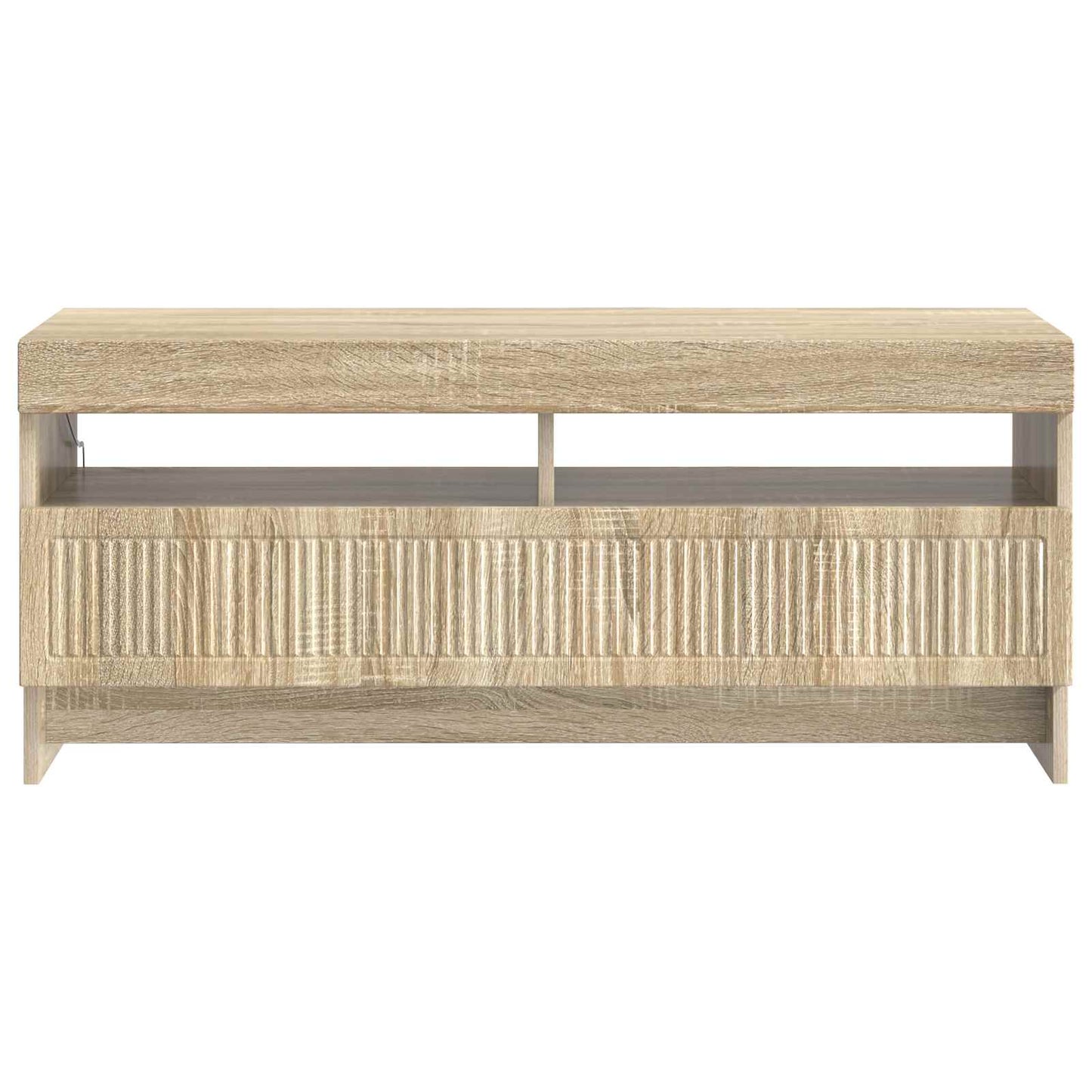 LED tv-meubel Sonoma Eiken Bewerkt hout