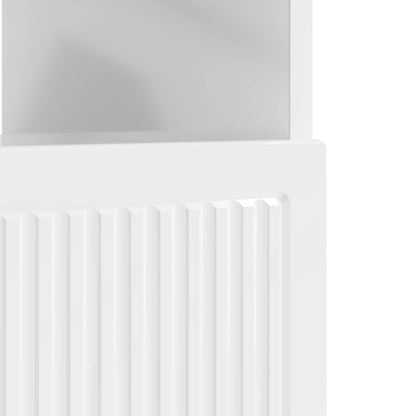 LED tv-meubel Hoogglans Wit Bewerkt hout