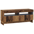 LED tv-meubel Oud hout Bewerkt hout