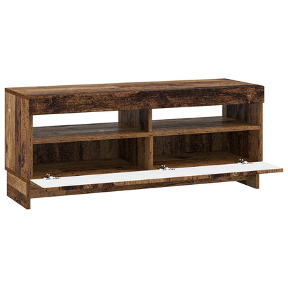 LED tv-meubel Oud hout Bewerkt hout