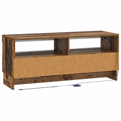 LED tv-meubel Oud hout Bewerkt hout